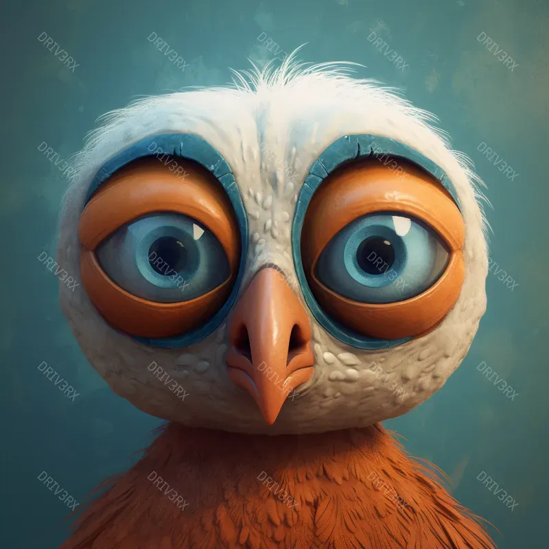 Cartoon Animal Passport Photo