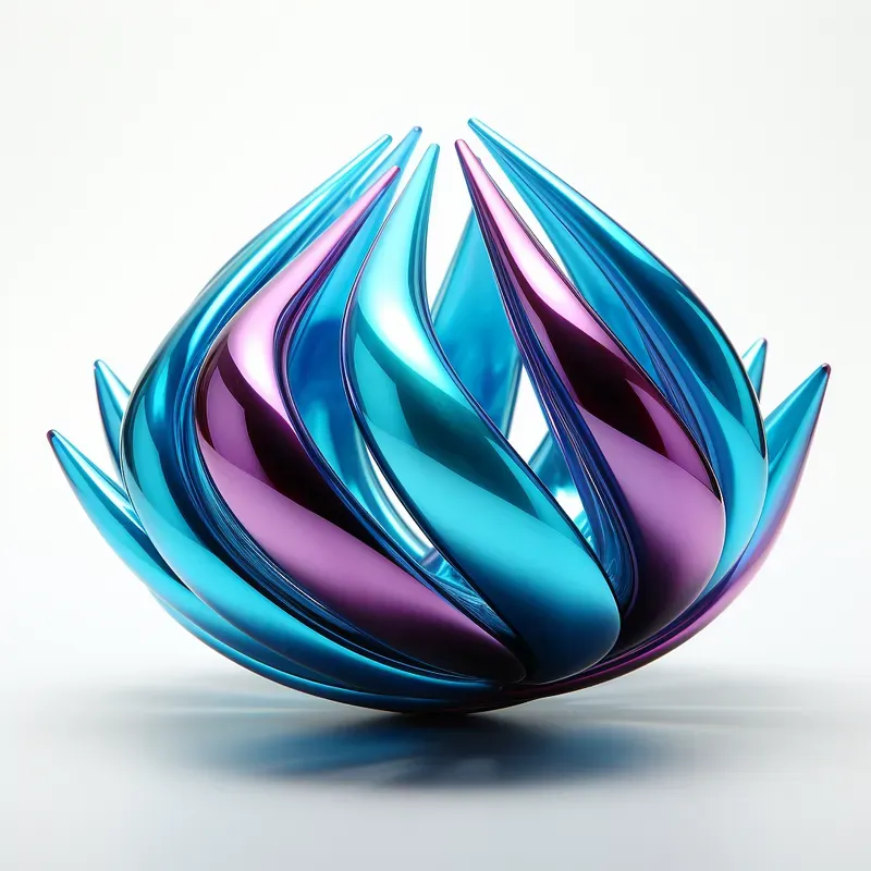 Colorful Glass Sculptures