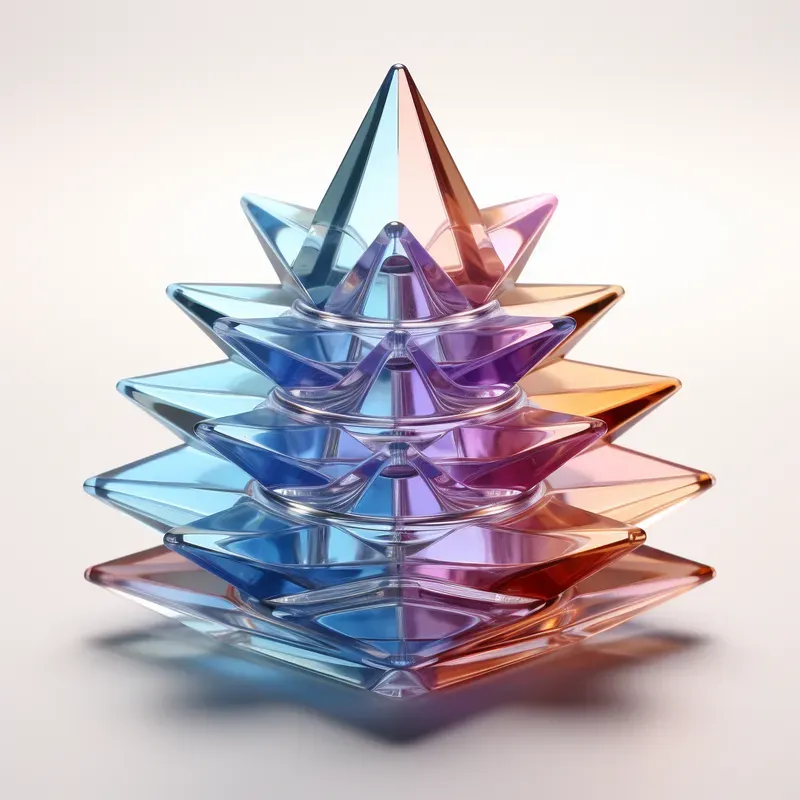 Colorful Glass Sculptures