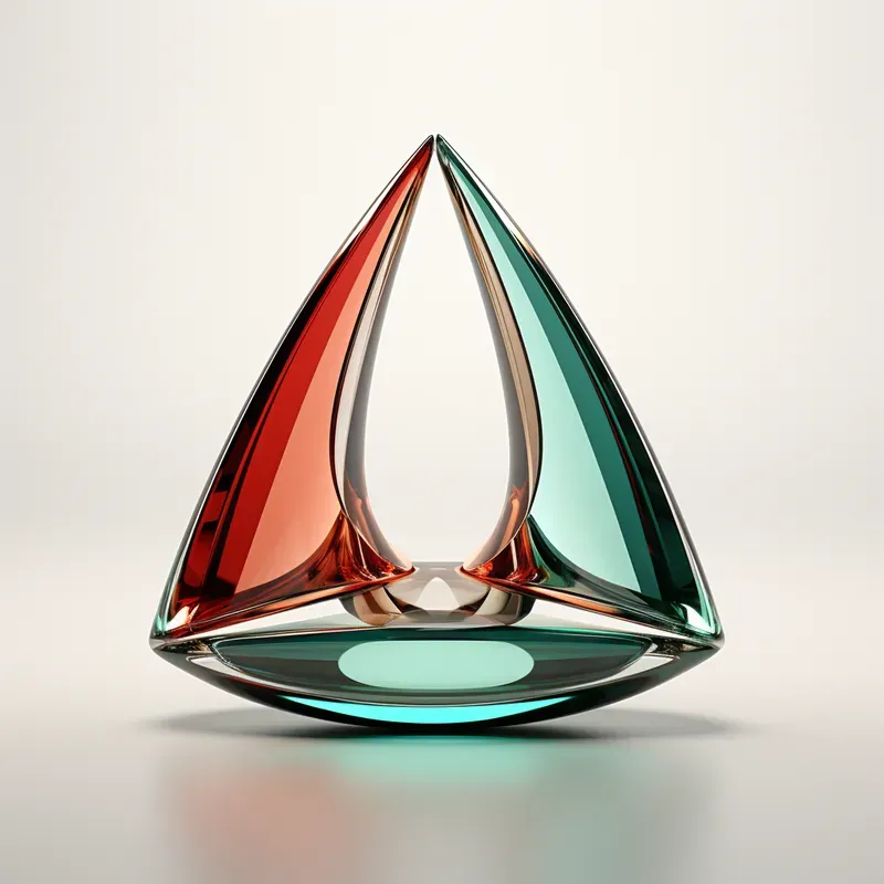 Colorful Glass Sculptures