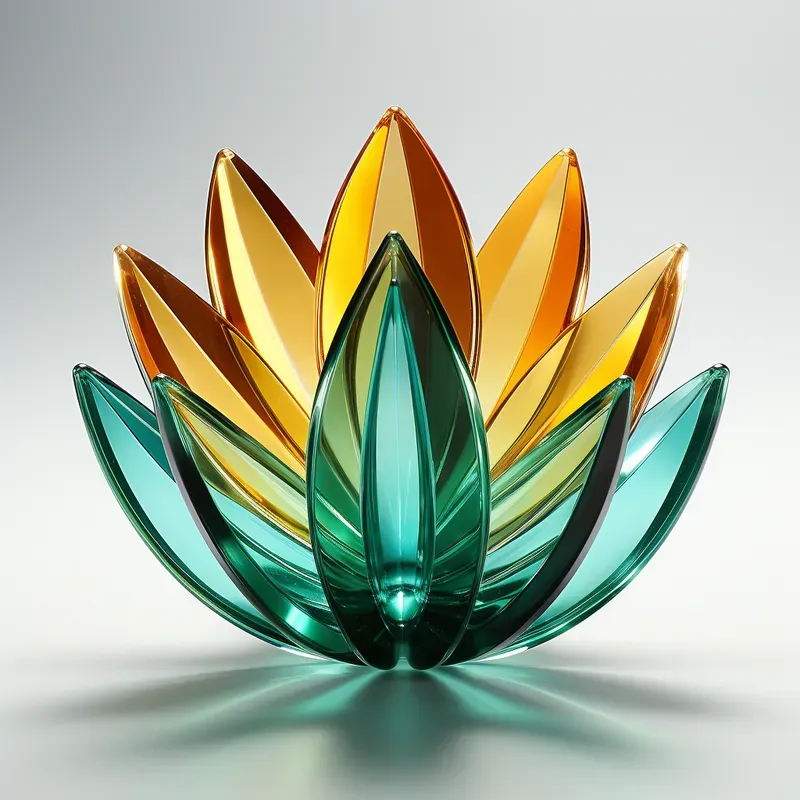 Colorful Glass Sculptures