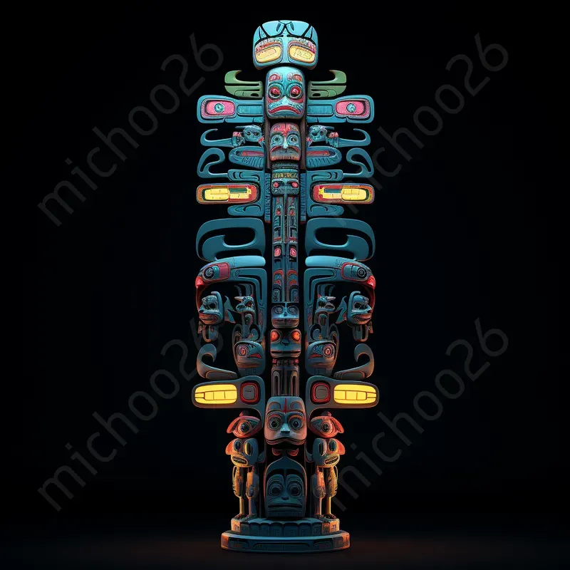 Totem Poles Made Of Anything