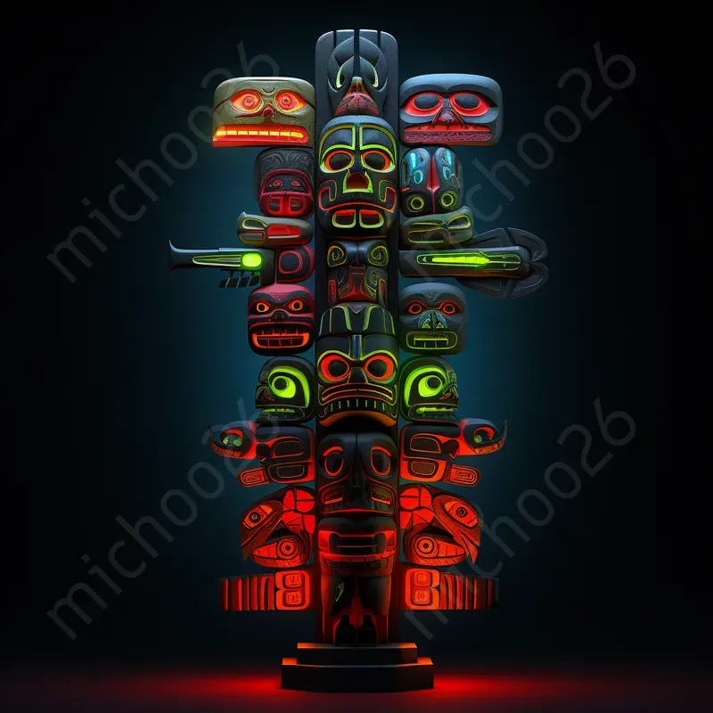 Totem Poles Made Of Anything