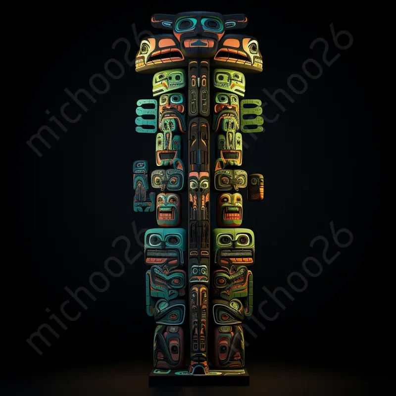 Totem Poles Made Of Anything