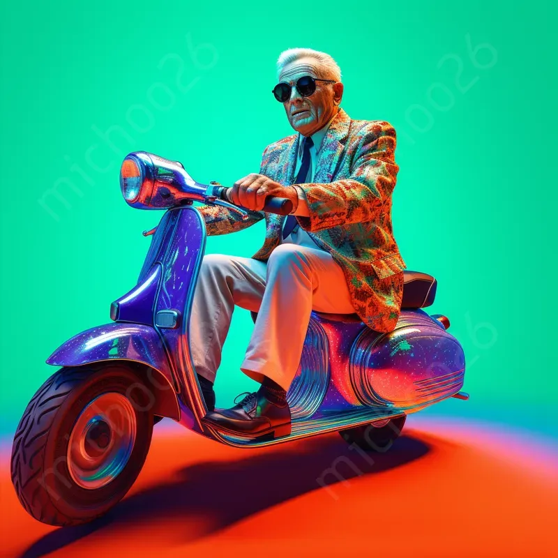 Neo Fauvist Album Cover Style