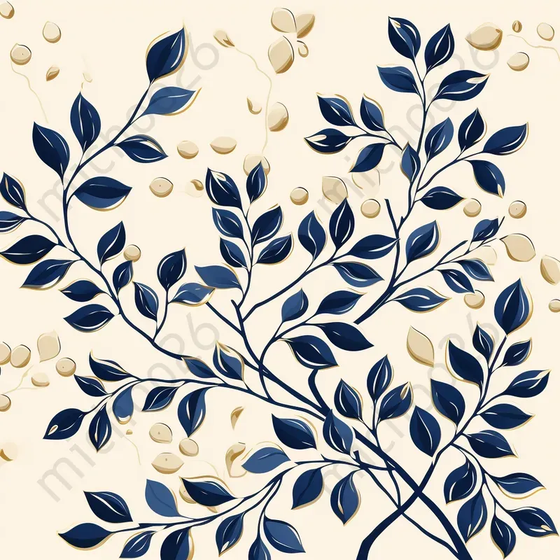 Leaves In Minimalist Paintings