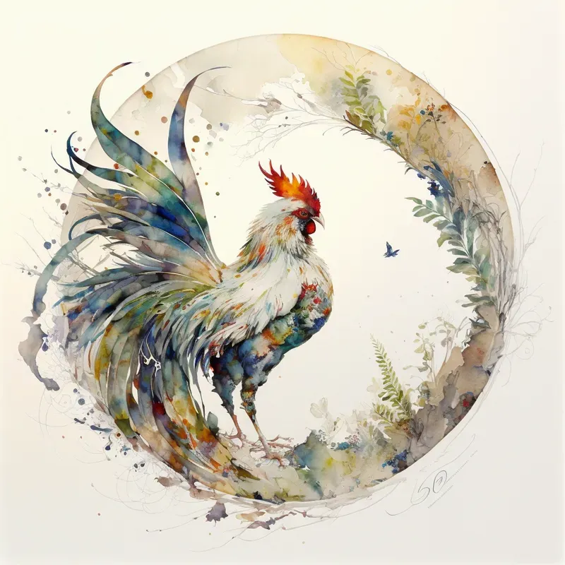 Animal Watercolor Circular Logos