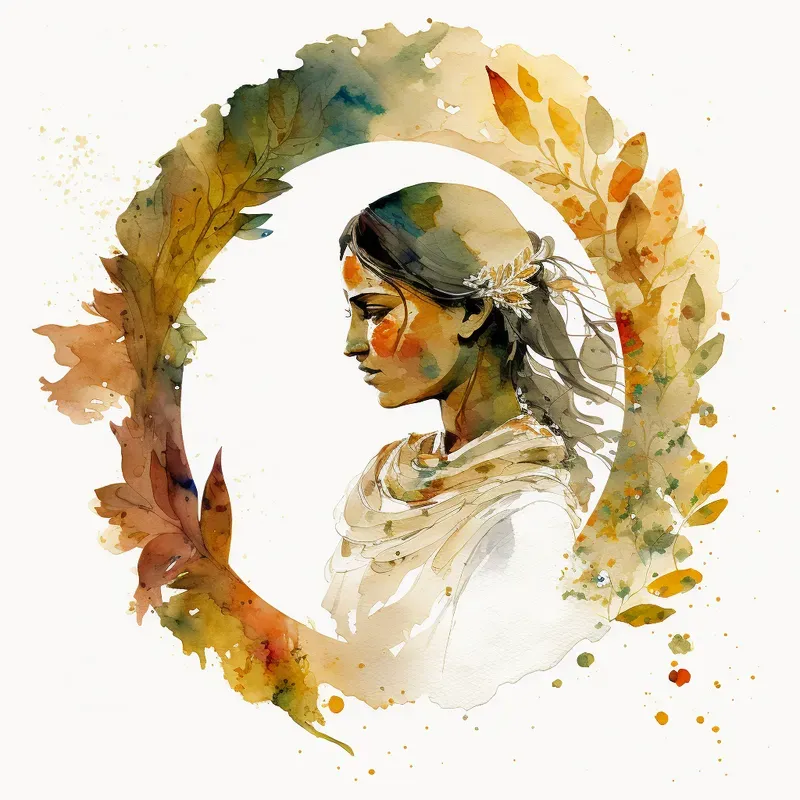 Animal Watercolor Circular Logos