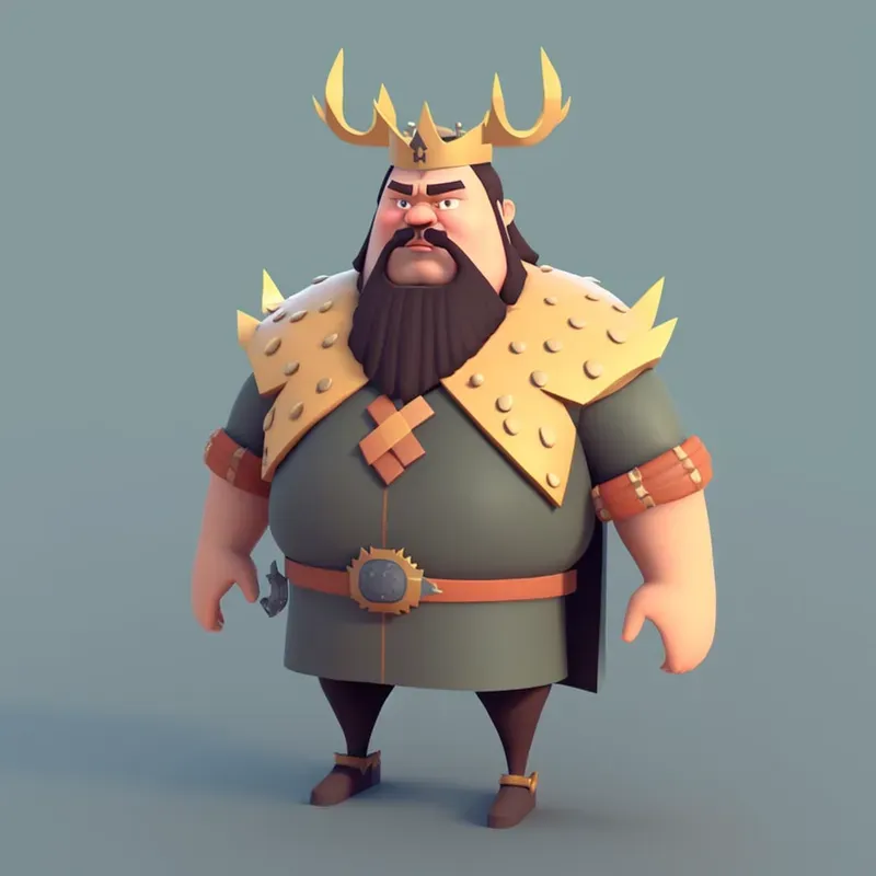 3D Clash Of Clans Style Characters