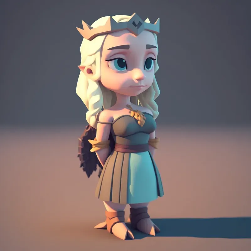 3D Clash Of Clans Style Characters