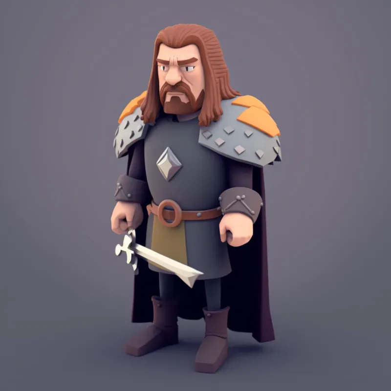 3D Clash Of Clans Style Characters