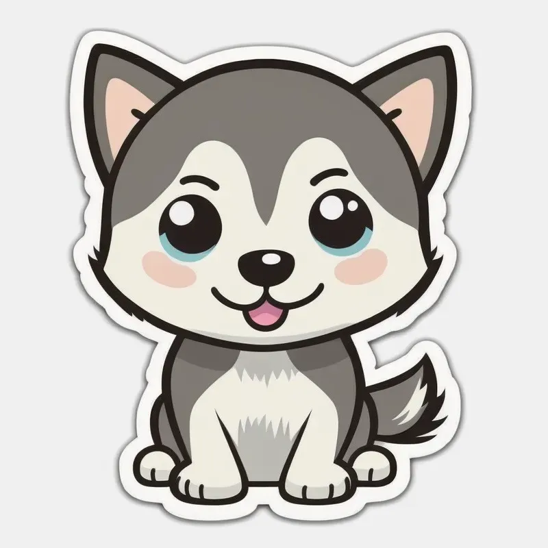 Cute Dog Breed Stickers
