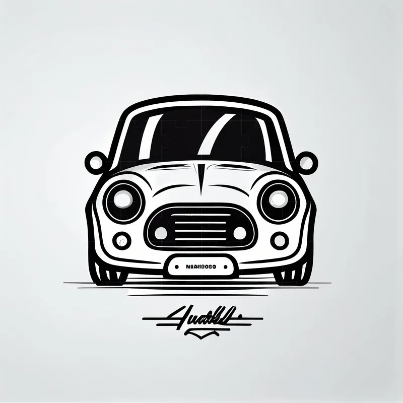Black And White Line Logos