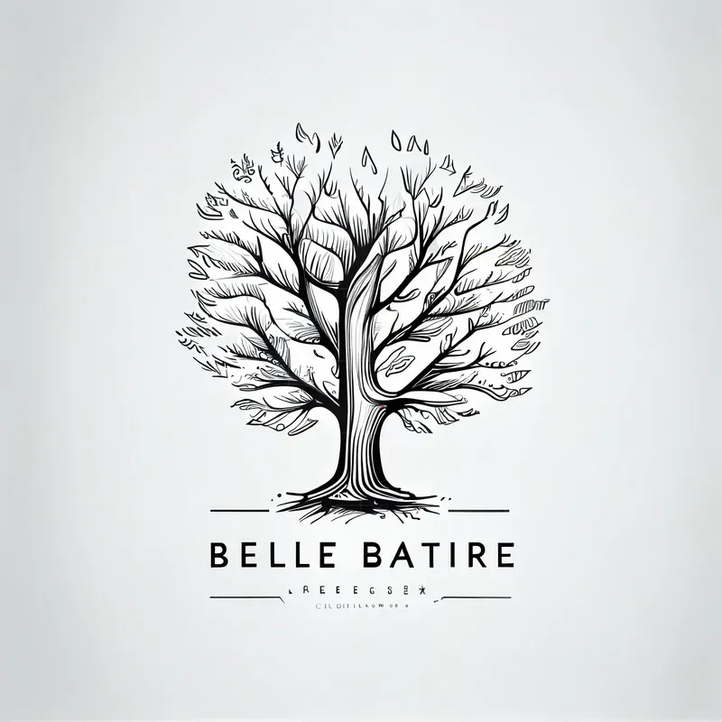 Black And White Line Logos