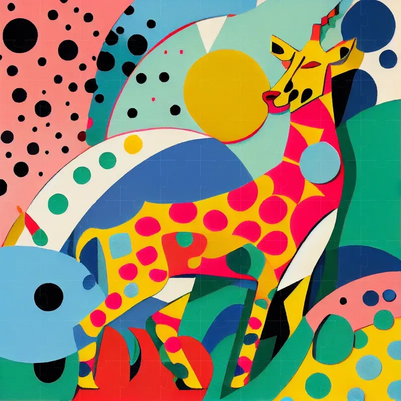 Abstract Crazy Colorful Illustrations