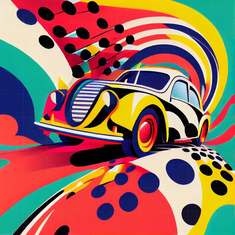 Abstract Crazy Colorful Illustrations