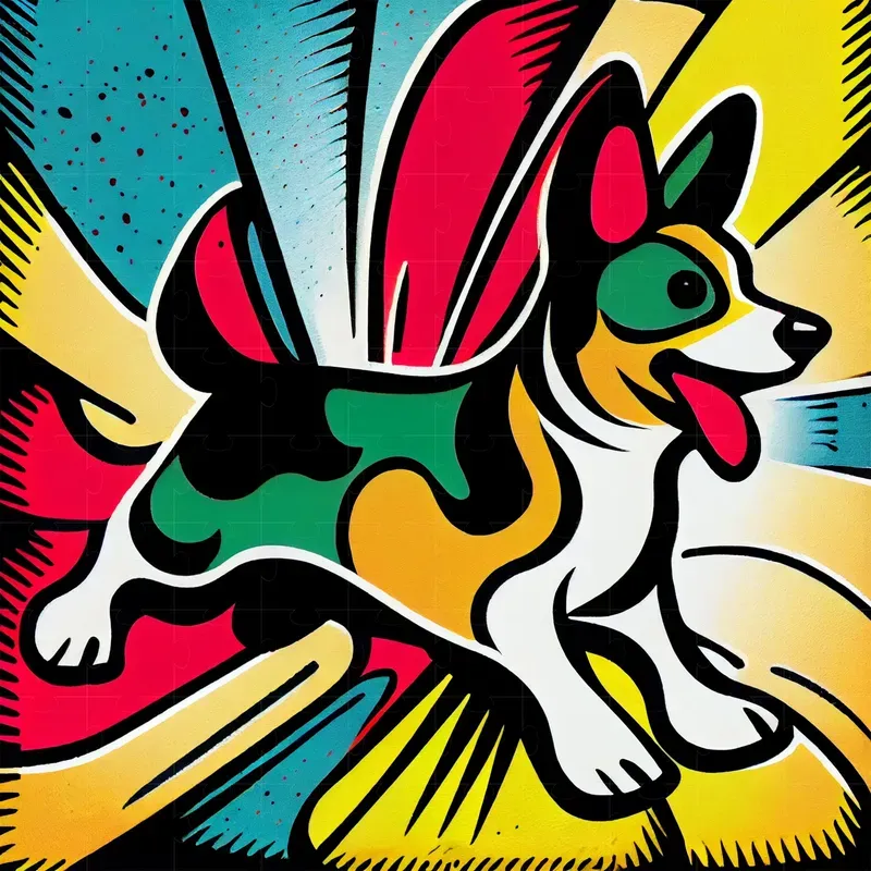 Abstract Crazy Colorful Illustrations