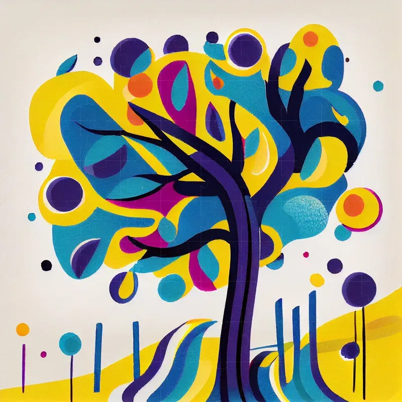 Abstract Crazy Colorful Illustrations