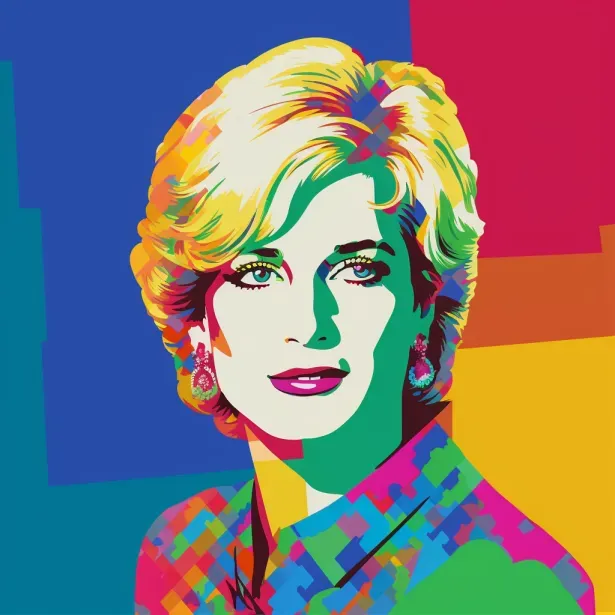 Pop Art Legends Colorful Portraits