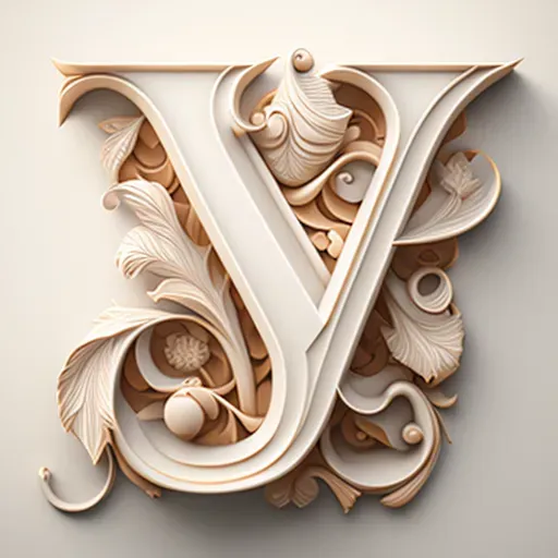 Wood Carved 3D Letterings