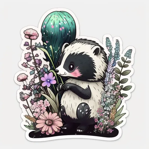 Amazing Watercolor Animals Stickers