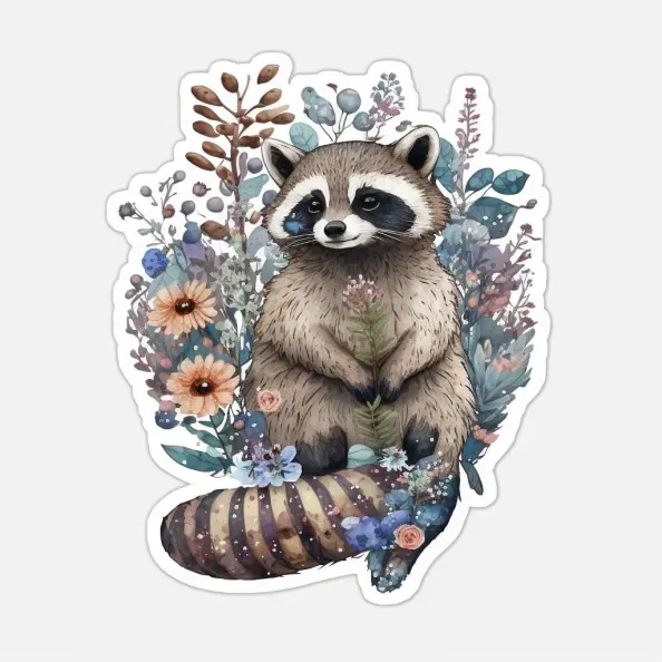 Amazing Watercolor Animals Stickers