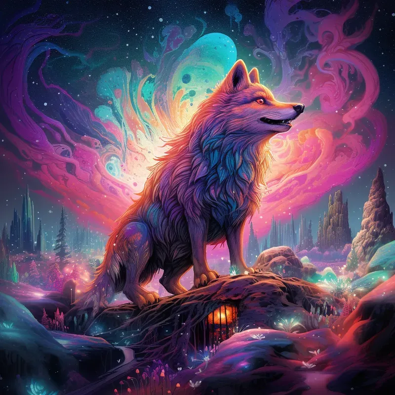 Stylized Psychedelic Animals