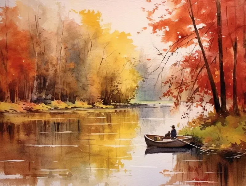 Watercolor Wonders Nature Scenes