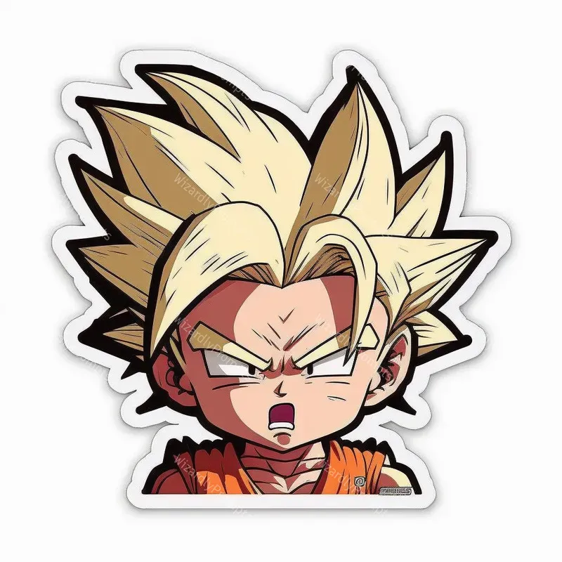 Cute 2D Anime Style Stickers