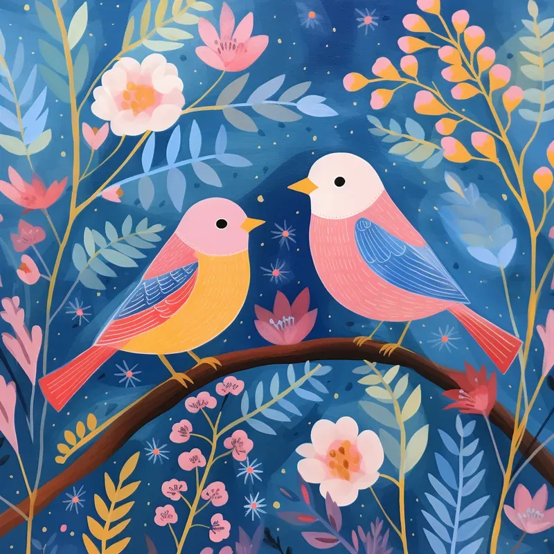 Whimsical Gouache Charms