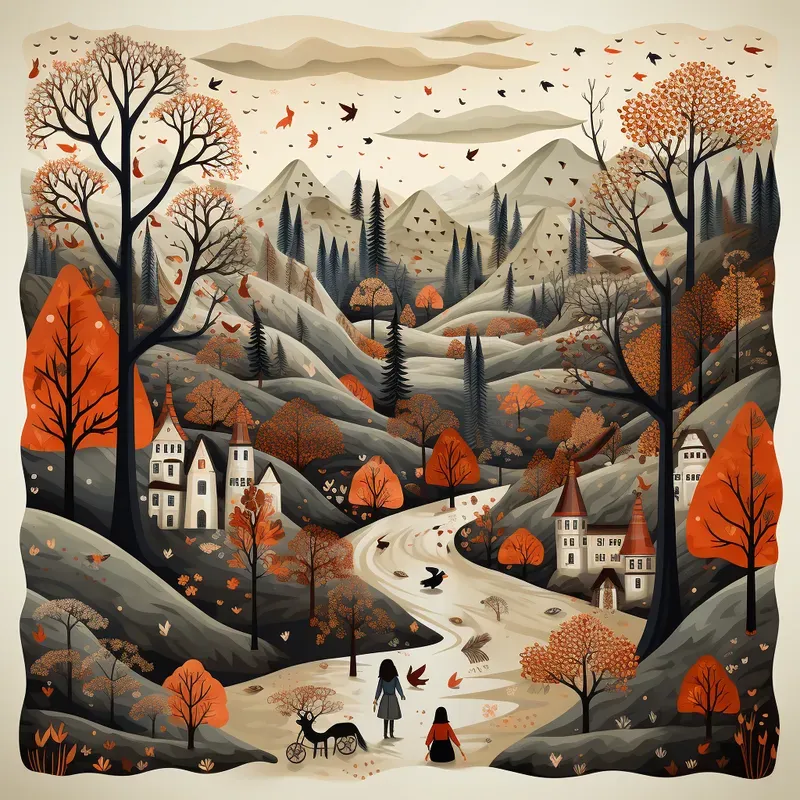Ethnic Poetic Illustrations