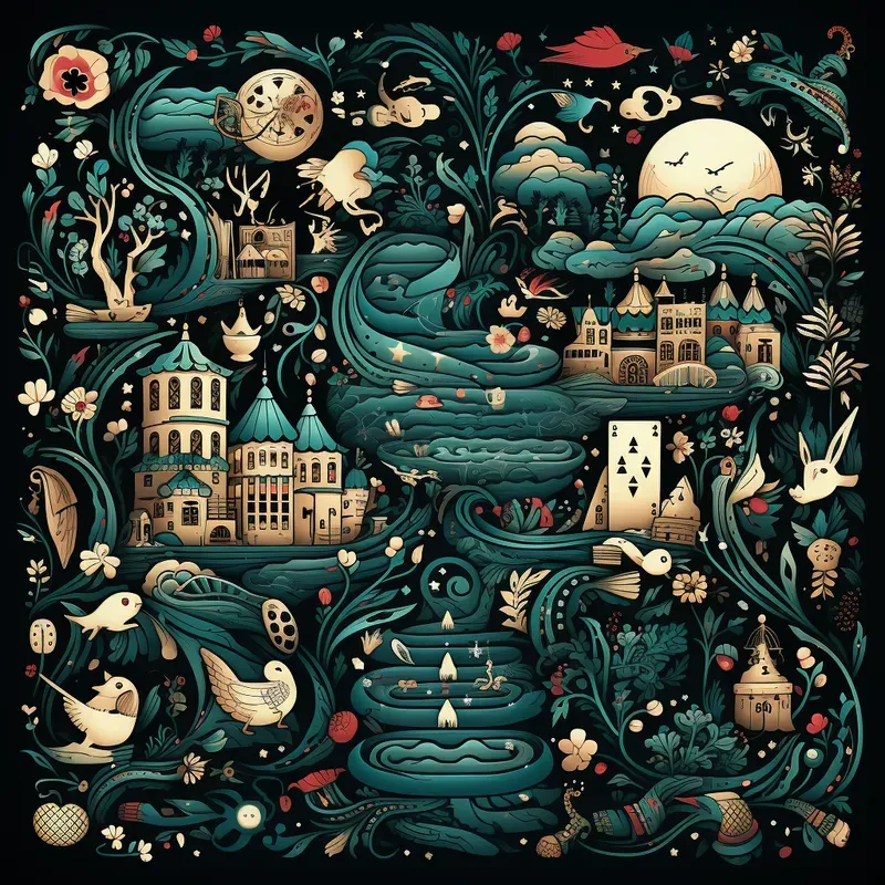 Ethnic Poetic Illustrations
