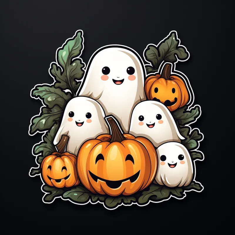 Charming Halloween Stickers