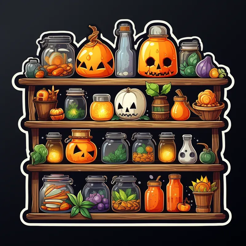 Charming Halloween Stickers