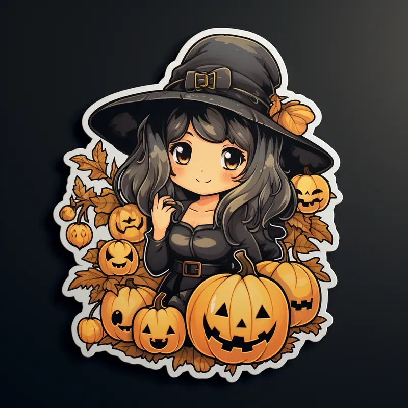 Charming Halloween Stickers