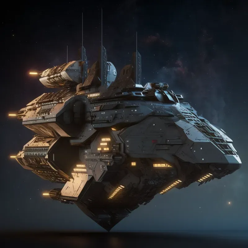 Military Star Ships And Fighters Sci Fi