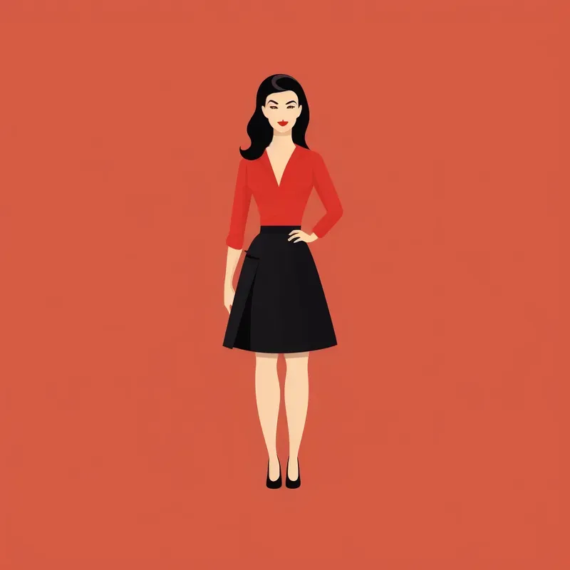 Flat Vector Icons Of Characters