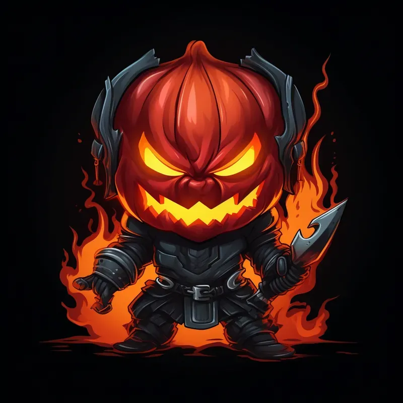 Halloween Vibrant Icons Characters