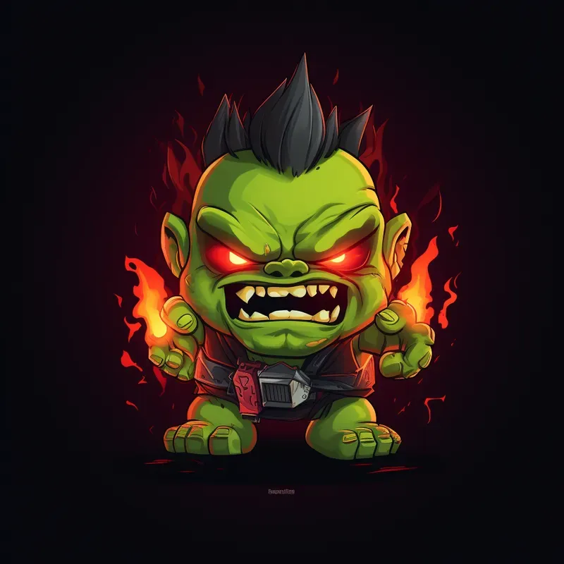 Halloween Vibrant Icons Characters