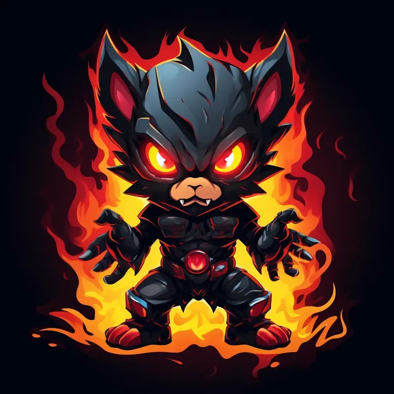 Halloween Vibrant Icons Characters
