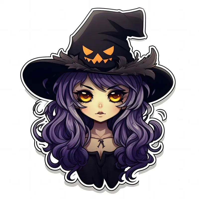 Creepy Cartoon Halloween Stickers