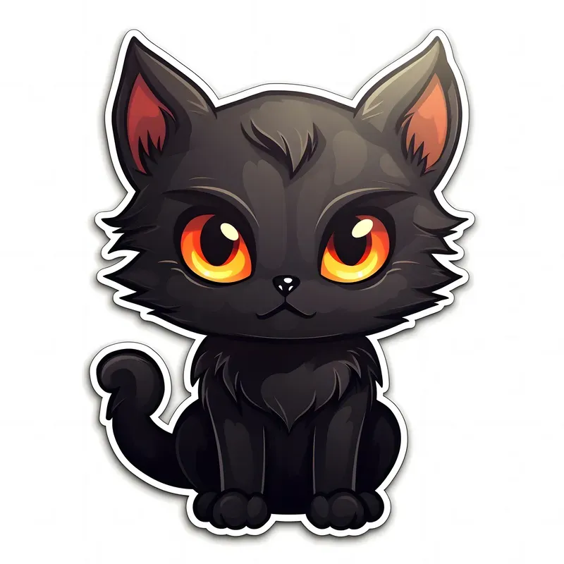 Creepy Cartoon Halloween Stickers