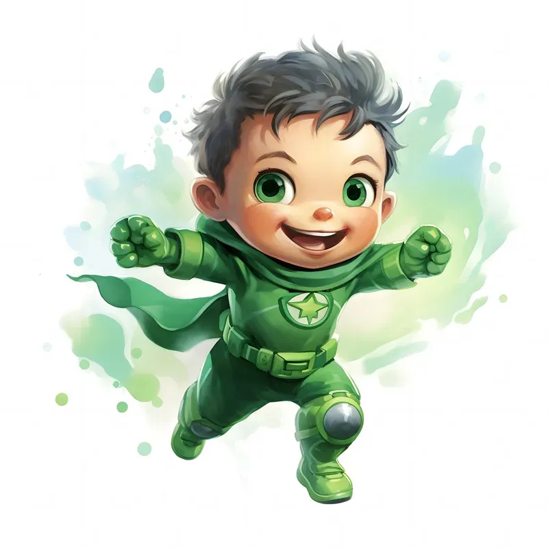 Baby Superheroes Wall Art