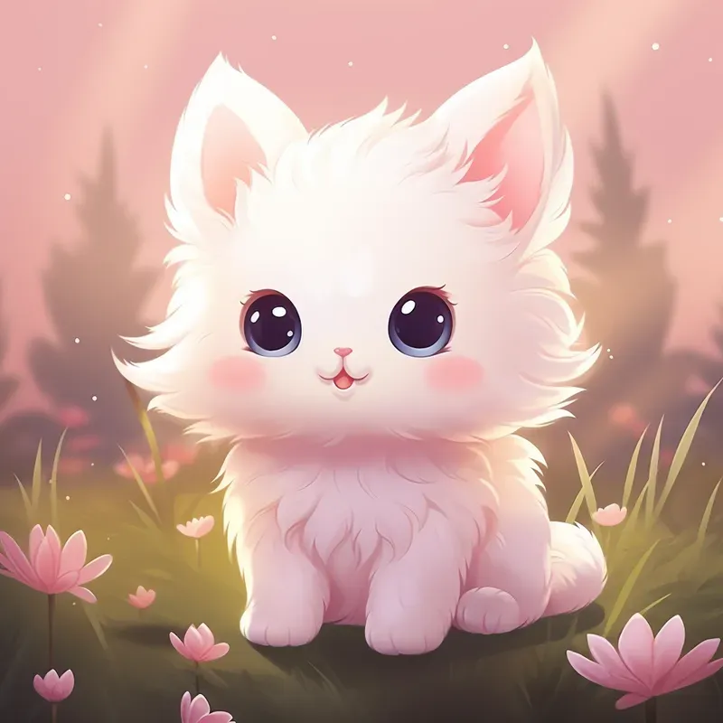 Kawaii Manga Pastel Characters