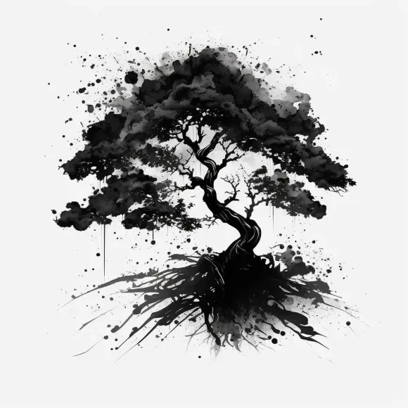 Japanese Ink Art
