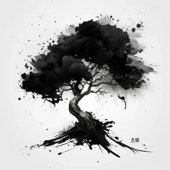 Japanese Ink Art