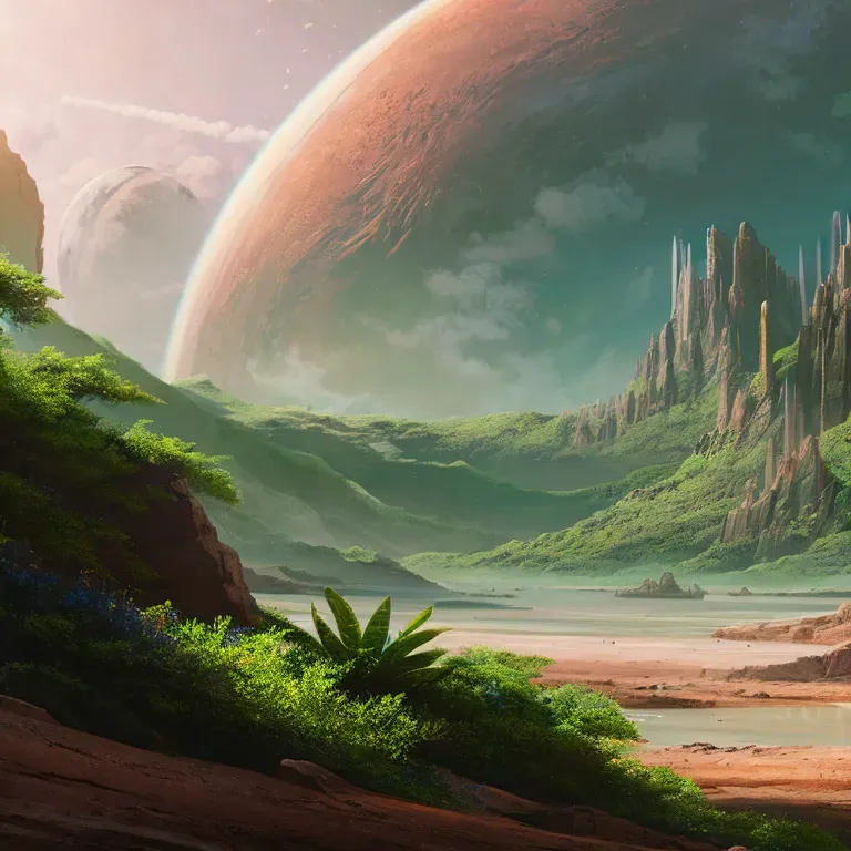 Alien Planet Landscapes