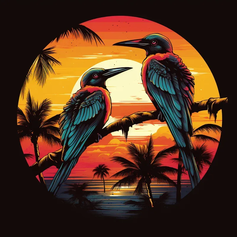 Cool Sunset Tshirt Designs