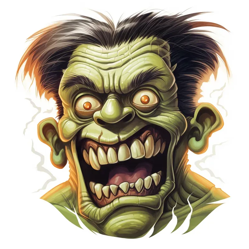 Scary Cartoon Halloween Illustrations