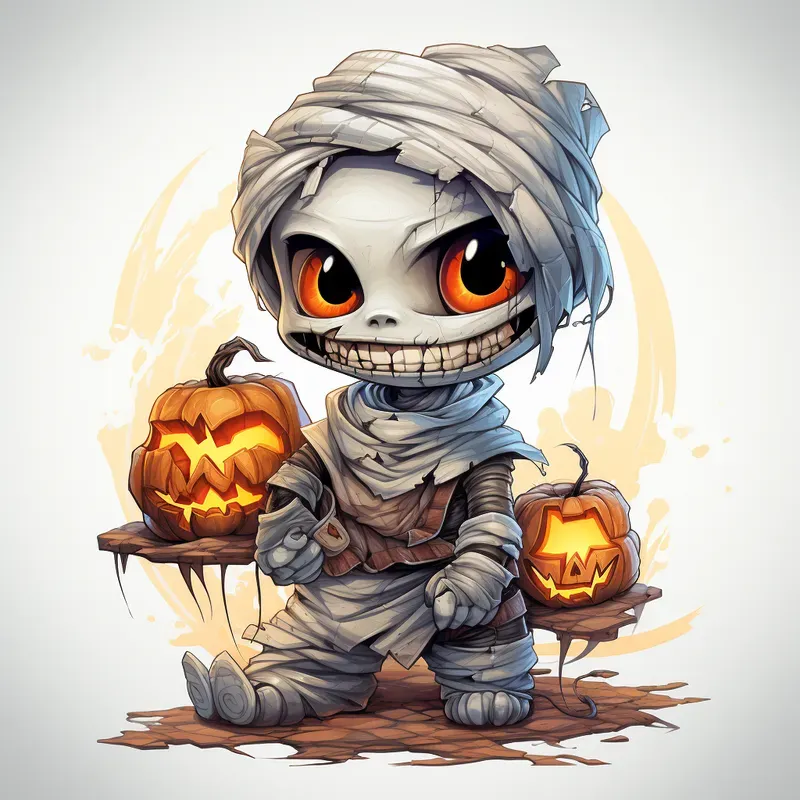 Cartoon Halloween Illustrations